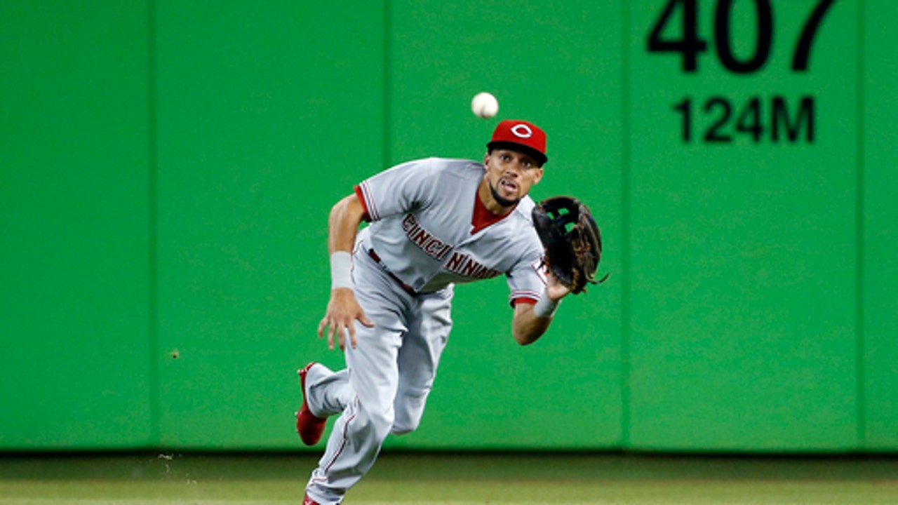 Conley strikes out seven, lifts Marlins past Reds, 7-3 (Jul 29, 2017)